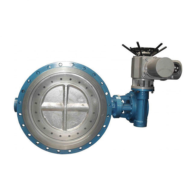 Cast steel butterfly valve